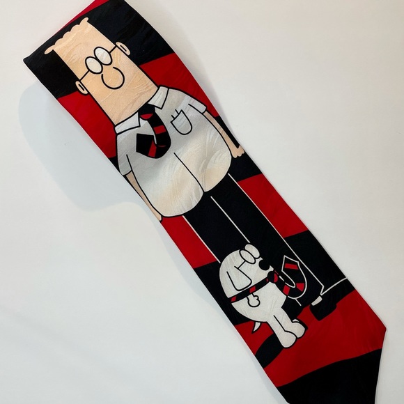 NWT Mervyn’s California | Dilbert Dogbert Silk Tie - Picture 7 of 7